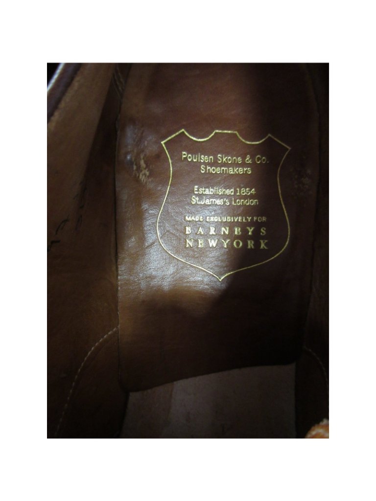 Vintage Crockett & Jones Shoe 11 D Double Monk Strap Vibram Lug Sole — image 8 of 8